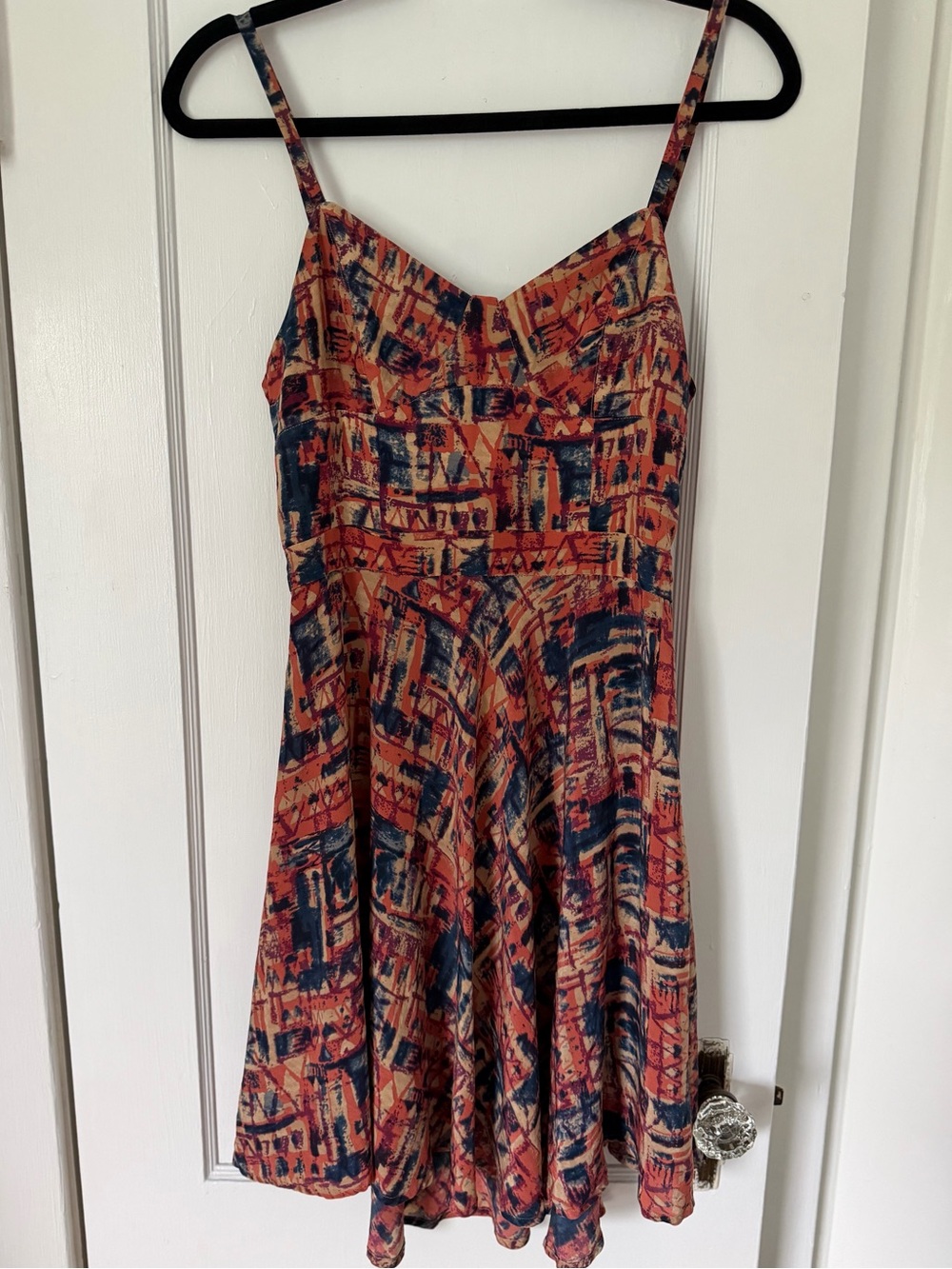 Joie 100% Silk Flowy Summer Party Multi Colored Dress